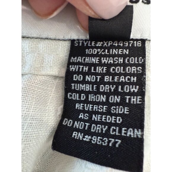 Sanctuary Plus Relaxed 100% Linen Capri Cruisers, size 27 - Picture 11 of 14